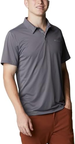 Polo de caminhada masculino, Polo Camisa, Cinzento Urbano, Médio