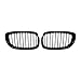 Front Center Kidney Grille Grill for 2003-2006 BMW E46 2-Door Coupe Cabriolet Glossy Black