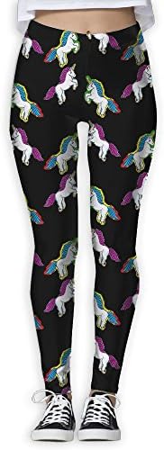 YDBM Unicorn Reggae Splash Women's Printed Yoga Pants Elastic Tights Workout Running Leggings