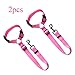 BWOGUE 2 Packs Dog Cat Safety Seat Belt Strap Car Headrest Restraint Adjustable Nylon Fabric Dog Restraints Vehicle Seatbelts Harness
