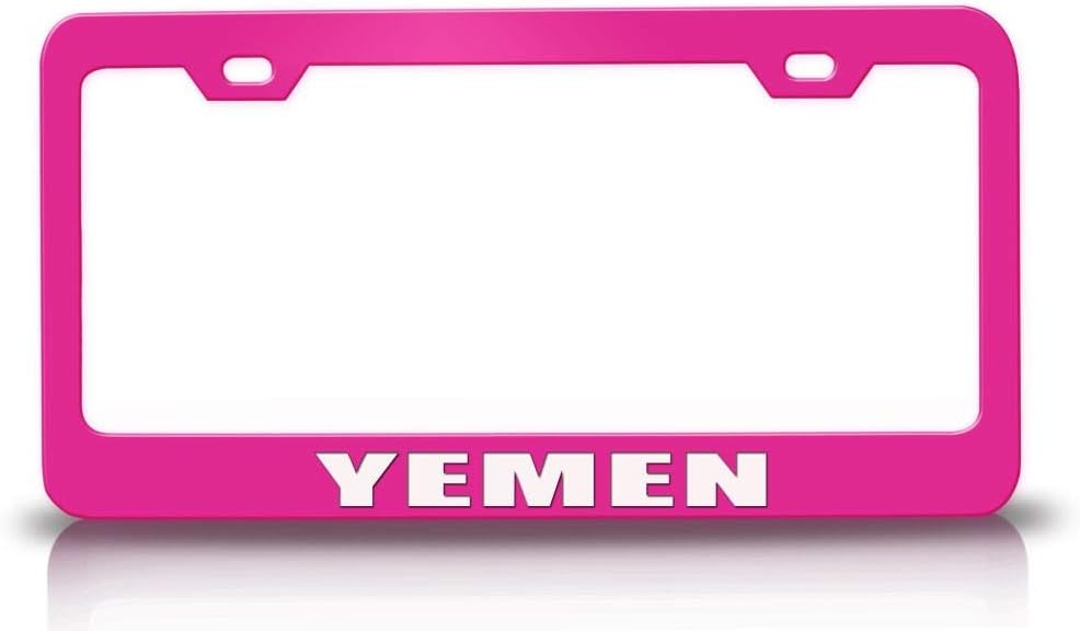 Customola Yemen Country Countries Metal License Plate