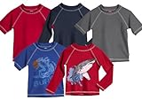 City Threads Baby Rash Guard in long and short sleeves with SPF50+ Made in USA