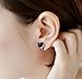 ACEFAST Jewelry Punk Unique Fashion Womens Cute Lovely Leopard Cat Earrings White Pearl Ear Studs