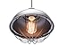 Globe Electric 64833 Lonni 1-Light Pendant, Oil Rubbed Bronze, Black Cord