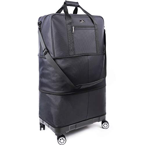 ailouis Expandable Extra Large Wheeled Travel Duffel Luggage Bag 36