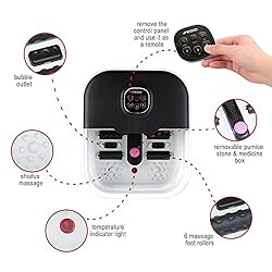 iFedio Collapsible Foot Spa with Heat and Massage