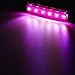 Partsam 10x 3.8 6 LED Side Marker Indicators Light Safety Trailer Truck Lorry Van RV HGV Purple, Slim Line Sealed Purple Led Marker Lights Rear Marker Lights Cab Marker Lights