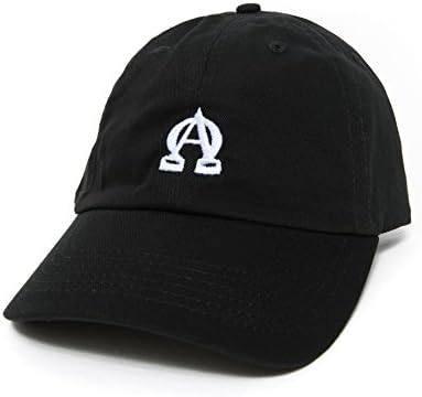 Alpha Omega Baseball Cap Alpha Omega Dad Hat Adjustable Embroidered Cap Black