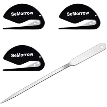 Framendino, 6 Pack Beadable Letter Opener Blanks Envelope