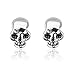EVBEA Cute Skull Studs Womens Gothic Cool Statement Skeleton Jewelry Candy Skull Earrings