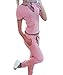 Akery Womens Sports Suit Casual Hoodies Sweatshirt and Sweat Pants Set