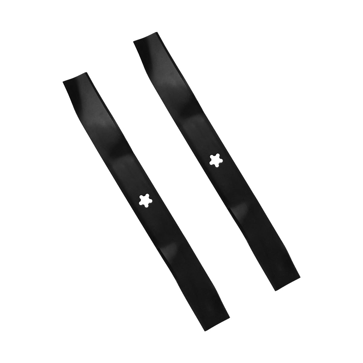 Photo 1 of 134149 Lawn Mower Mulching Blades for Craftsman LT1000 LT2000 Husqvarna YTH18542 YT150 Poulan Lawn Tractor 42 Inch Deck - Replaces 134149 532134149 422719 424752 777134149-2 Pack