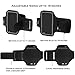 i2 Gear Armband for iPhone 5, 5S, 5C, SE 2016, 4S, 4 & iPod Touch with Adjustable Strap and Key Holder (Black)