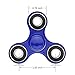TOOBOM Fidget Spinner Premium Bearing Durable Construction NON-3D Printed Spinning Smooth Long Time Fidget Toy ADHD Relief Stress Reducer Hand Spinner Quiet (BLUE, 1 PACK)