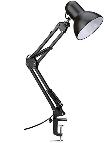 Vanlay 100% Metal Swing Arm Desk Lamp, Architect Clip On Table Lamp, Multi-Joint, Adjustable Arm, Metal Clamp, 7.5ft Lengthened Cable, Suitable for for Home Office Studio