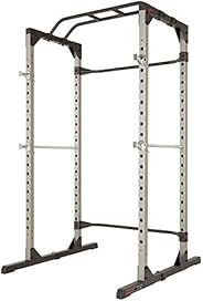 Fitness Reality 810XLT Super Max Power Cage with Optional Lat Pull-down Attachment and Adjustable Leg Hold-dow