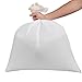 Trash Bags, meidong Garbage Bags 13 Gallon Large Tall Kitchen Drawstring Strong Multipurpose White Bags for Trash Can Garbage Bin(5 Rolls/95 Counts)