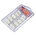 Newkelly 100 Pcs Natural False French Tips and Glue Cutter Tool Set
