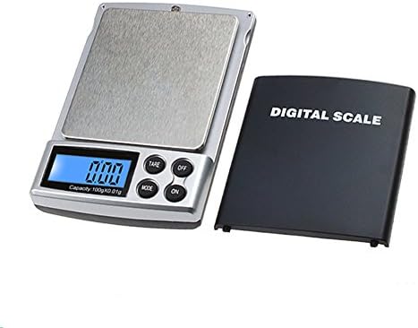 Lovinglove High Precision LCD Display Digital Portable Pocket Jewelers Scale (Black 200x0.01g)