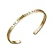 SOLOCUTE Cuff Bangle Bracelet Engraved "You Are My Sunshine My Only Sunshine" Inspirational Jewelry, Perfect Gift for Christmas Day, Anniversary Day, Thanksgiving Day and Birthday