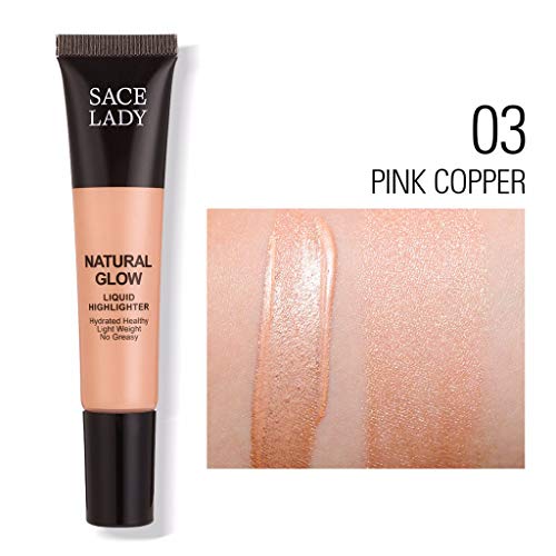 Aviat 4 Colors Highlighter Concealer Makeup Liquid Foundation Brighten Skin Color Shimmer Face Repair for Blemish, Acne, Scars