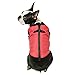 Gooby Fashion Vest Dog Jacket - Red, Large - Warm Zip Up Dog Bomber Vest with Dual D Ring Leash Water Resistant for Small to Medium Dogs