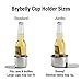 Lot of 10 Stainless Steel Slide Under Cup Holders by Brybelly