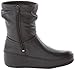 FitFlop Women's Zip Up Crush Boot (Leather), Black, 8 M US