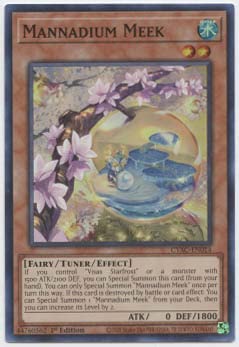 Mannadium Meek - CYAC-EN014 - Super Rare - 1st Edition at Amazon