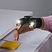 Atomic Beam Glove with Rechargeable Battery by BulbHead, One Size For Left or Right Hand, Bright LED Light
