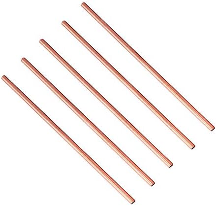 Pure Copper Straw. 5 Pieces