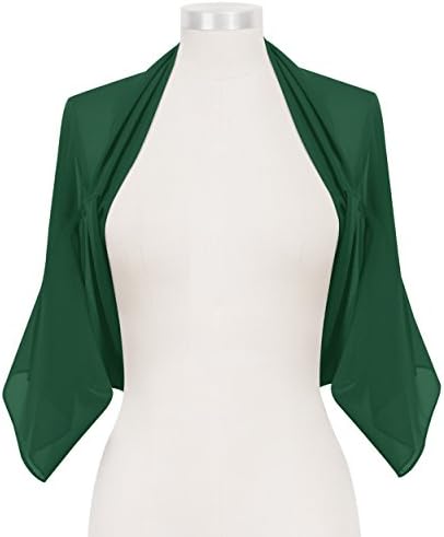 LANSITINA Women’s Chiffon Wraps Jacket for Special Occasion Dresses