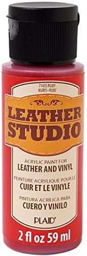Leather Studio Leather Paint (2 Ounce), 71435 Ruby by Leather Studio