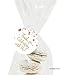 Andaz Press Blush Pink Gold Glitter Girl Baby Shower Party Collection, Round Circle Gift Tags, Thank You for Celebrating With Us, 24-Pack
