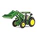 John Deere Ertl 6210R Toy Tractor with Front Loader (1:64 Scale)