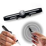 Hand Fidget Pen , WaterLuu Thinking Pen,Fidget Spinning Pen Stress Reducer High Speed - Spin Quietly - Toy Great Gift - Stress Reducer, (Black)