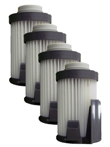 EnviroCare Replacement HEPA Vacuum Filters for Eureka DCF-10/14 Lightweight Uprights 4 Filters
