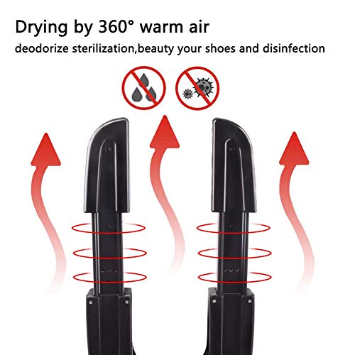 FEENM Electric Ozone Shoe Boot Glove Dryer &Warmer-Compact Portable&Adjustable w/Timer