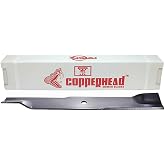 6180-6 Copperhead 6 Pack Blade 6180 | 8 in cutting edge, Fits Gravely, Dixie Chopper, Hustler, Replaces OE# 046999, 30227-60H, 9383, Qty 6