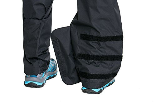 TRAILSIDE SUPPLY CO. Men's Waterproof Windproof Elastic-Waist Rain Pants (Black,4X-Large) - Thumbnail 4