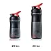 BlenderBottle SportMixer Tritan Grip Shaker Bottle, Teal/Teal, 20-Ounce