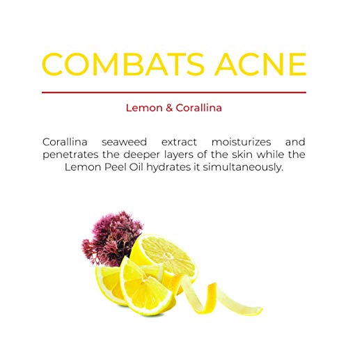 O Naturals Deep Cleansing Lemon & Vitamin B Gel Face Mask. Antioxidant Fights Acne, Pore Cleansing, Anti-Aging, Oil Control & Moisturizing. Hyaluronic Acid, Turmeric & Apple Extract Neem Oil Vegan 8oz