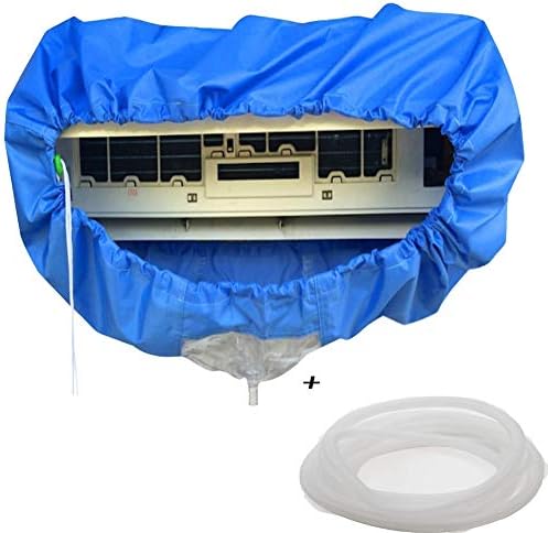Yeecoofei Air Conditioner Waterproof Cleaning Cover Dust Washing Clean Protector Bag and Hose Length 3M