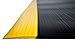 Bertech Anti Fatigue Floor Mat (Made in USA), 4 Feet Wide x 6 Feet Long x 3/8 Inches Thick, Ribbed Pattern Top, Black with Yellow Border, RoHS and REACH Compliant