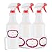 DilaBee Empty Plastic Spray Bottles Pack of 3 - Made In USA - 32 Oz. - 100% Leak Proof, Professional Heavy-Duty Trigger Sprayer - BPA Free (3 Pack 32 Oz)