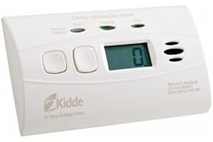 Kidde C3010D Worry-Free Carbon Monoxide Alarm with Digital Display and 10 Year Sealed Battery