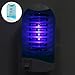 MuchBuy Pest Control Products LED Electric Socket Mosquito Bug Insect Trap Night Lamp Killer Zapper US Plug Blue