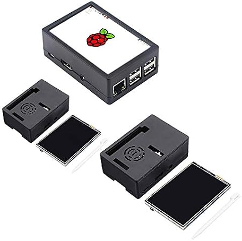 Panamami Raspberry Pi 3 - Carcasa para Raspberry Pi 3B+/3B/2B, Color Negro