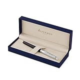 Waterman Hemisphere Deluxe Silky Black, Rollerball Pen with Fine Black refill (S0921210)