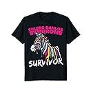 Mens Ehlers-Danlos Syndrome Survivor T-shirt 2XL Black